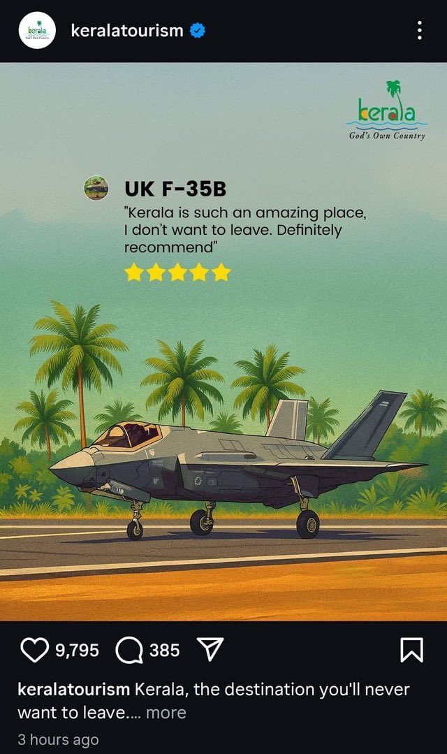F 35 kerala-tourism